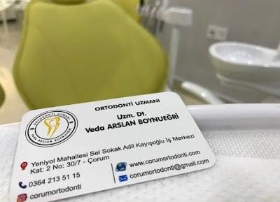 Çorum Ortodonti Uzmanı Uzm. Dt. Veda ARSLAN BOYNUEĞRİ