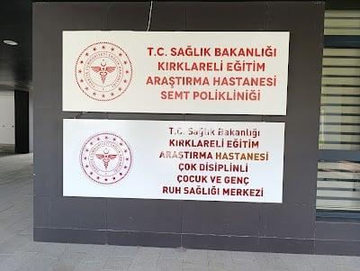Kırklareli Eğitim ve Araştırma Hastanesi Semt Polikliniği