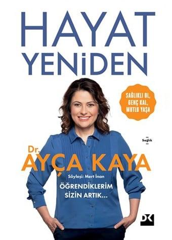 Dr. Ayça Kaya sağlıklı ve kalıcı zayıflamanın formülünü ve fazla kilolarımızın hepsinden kurtulmak ve bir daha hiç kilo almamanın sırlarını bu kitaplarında anlatıyor.
